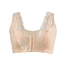 Load image into Gallery viewer, Women's Plus Size Underwear Sexy Push Up Bras Wireless Front Closure Brassiere Deep V Lace Bra Tops Sexy Lingerie Femme Thin Cup
