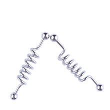 Load image into Gallery viewer, Ear Studs Ear Extender Personality Multiple Industrial Barbell Cross Bar Piercing Jewelry
