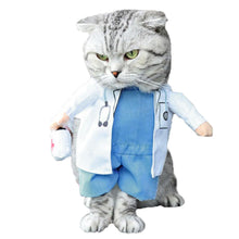 Load image into Gallery viewer, Pet Halloween Costume Dog Cat Doctor Clothing Funny Cosplay Outfit Uniform
