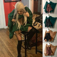 Load image into Gallery viewer, Halloween Costume for Women Medieval Cosplay Costumes Gothic Retro Long Sleeve Corset Dress
