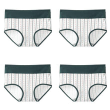 Load image into Gallery viewer, 4Pcs Plus Size M-5XL High Waist Underwear Cotton Panties Women's Print Girls Briefs Breathable Lingerie
