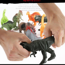 Load image into Gallery viewer, 44Pcs/set Plastic Jurassic Dinosaur Model Toy Simulation Tyrannosaurus Rex Action Figures Collection Toys for Boys Storage Box
