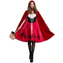 Load image into Gallery viewer, Halloween Little Red Riding Hood Costume Adult Cosplay Party Costume European and American Amazon
