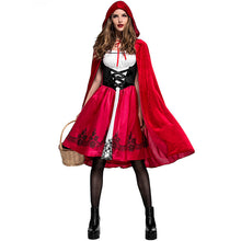 Load image into Gallery viewer, Halloween Little Red Riding Hood Costume Adult Cosplay Party Costume European and American Amazon
