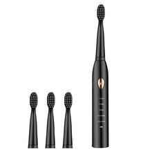 Load image into Gallery viewer, Electric Toothbrush Men Women Couple Houseehold Whitening IPX7 Waterproof Sonic Toothbrush Ultrasonic Automatic Tooth Brush with 4 Brush Heads
