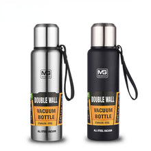 Load image into Gallery viewer, Large Capacity Stainless Steel Thermos Portable Vacuum Flask Insulated Tumbler with Rope Thermo Bottle 500/700/1000/1500ml
