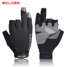 Load image into Gallery viewer, Fishing Gloves Outdoor Rowing Non-Slip Wear-Resistant Sunscreen Sailing Fishing Gloves
