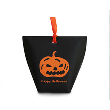 Load image into Gallery viewer, 10PCs Halloween Candy Box Pumpkin Folding DIY Packaging Paper Box Funny Pumpkin Packaging Box
