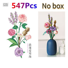 Load image into Gallery viewer, 456Pcs LOZ MINI Blocks Loques 3styles ETERNAL FLOWERS Rose Lavender Diy Toys Put In Bottel Home Exhibition Funny Creative Gift
