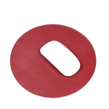 Load image into Gallery viewer, 22 * 22cm round Leather Mouse Pad Computer Desk Pad
