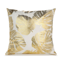 Load image into Gallery viewer, 45cm Stamping Gold Pillowcase Retro European Style Sofa Cushion Cover Home Decorative Short Plush Pillow Cover Cushion Bed Car
