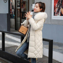 Load image into Gallery viewer, Winter Coat Long Casual Fur Thick Warm Hooded Jacket
