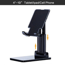 Load image into Gallery viewer, Metal Phone Stand Tablet Stand Adjustable Tabletop Tablet Stand Universal Table Phone Stand
