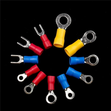 Load image into Gallery viewer, 480/300/280Pcs Assorted Spade Terminals Insulated Cable Connector Electrical Wire Crimp Butt Ring Fork Set Ring Lugs Rolled Kit
