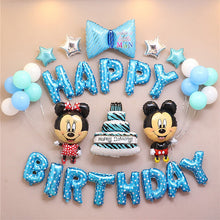 Load image into Gallery viewer, Children's Birthday Balloon Package Party Background Wall Decoration Mickey Minnie Aluminum Film Balloon Banquet
