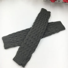 Load image into Gallery viewer, Twist Autumn and Winter Bunching Socks Women's Korean-Style Knitted Warm Japanese Socks Wool Leg Warmers Thigh High Sock

