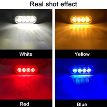 Load image into Gallery viewer, 4LED Car Strobe Warning Light Grill Flashing Breakdown Emergency Light Car Truck Trailer Beacon Lamp LED Side Light For Cars 12V
