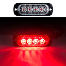 Load image into Gallery viewer, 4LED Car Strobe Warning Light Grill Flashing Breakdown Emergency Light Car Truck Trailer Beacon Lamp LED Side Light For Cars 12V
