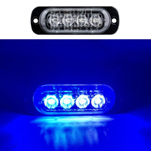 Load image into Gallery viewer, 4LED Car Strobe Warning Light Grill Flashing Breakdown Emergency Light Car Truck Trailer Beacon Lamp LED Side Light For Cars 12V
