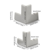Load image into Gallery viewer, 4PCS Baby Safe Table Corner Protector Soft Silicon Desk Corner Children Safety Edge  Protection Guard Anticollision Strip
