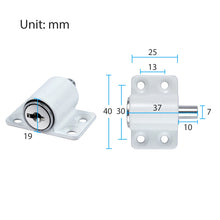 Load image into Gallery viewer, Door lock Sliding Window Key Push Baby Child Safety Door Window Security Lock Zinc Alloy
