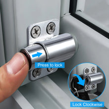 Load image into Gallery viewer, Door lock Sliding Window Key Push Baby Child Safety Door Window Security Lock Zinc Alloy

