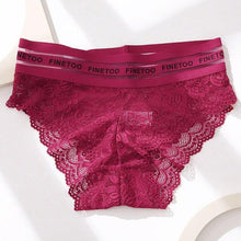 Load image into Gallery viewer, Women Sexy Lingerie Lace Panties Underwear Floral Perspetive Panties Female Lace Panty Mesh Wasit Female Seamless Briefs

