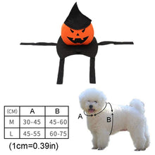 Load image into Gallery viewer, Halloween Pet Pumpkin Cloak Transfiguration Coat Crossdresser Costume Lightweight Dog Suit Comfortable Festive Party
