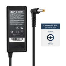 Load image into Gallery viewer, llano Laptop Charger 19V 3.42A 65W for AsusS200L UX32VD U303L F556U A556U U305F Laptop Adapter Charger
