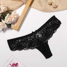 Load image into Gallery viewer, Women's Floral Briefs Low Waist Solid Color Panties Fashion Sleepwear Ladies Lingerie Underpants

