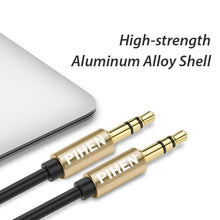 Load image into Gallery viewer, Car AUX 3.5mm Audio Cable Male to Male Microphone Audio Cable for Laptop Computer Phone Speaker Audio Power Amplifier
