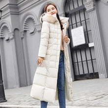Load image into Gallery viewer, Winter Women's Down Coat Clothes Cotton-Padded Thickening Long Jacket Down Plus Size

