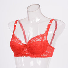 Load image into Gallery viewer, Women Sexy Bra Floral Lace Embroidery Transparent Super Thin Underwear Breathable Bras
