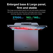 Load image into Gallery viewer, IPad Tablets Magnetic Aluminium Stand Desktop Stand 360 Degrees Rotate and Adjustable Angle fo Tablets/Pads

