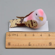 Load image into Gallery viewer, 4pcs 4.5*2cm Foam Artificial Bird Flower Supplies For Wedding Christmas Tree Decoration DIY Scrapbooking Wreath Fake Flowers
