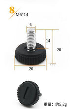 Load image into Gallery viewer, 10pcs! Height Adjustable Leveling Chair Leg Feet Furniture Mat Screw-in Base Sofa Bed Cabinet Table Floor Protector M10 M8 M6
