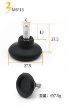Load image into Gallery viewer, 10pcs! Height Adjustable Leveling Chair Leg Feet Furniture Mat Screw-in Base Sofa Bed Cabinet Table Floor Protector M10 M8 M6
