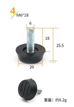 Load image into Gallery viewer, 10pcs! Height Adjustable Leveling Chair Leg Feet Furniture Mat Screw-in Base Sofa Bed Cabinet Table Floor Protector M10 M8 M6
