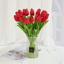 Load image into Gallery viewer, 5pcs Artificial Flowers Real Touch PU Tulips Fake Flower Bouquet For Wedding Party Decor Supplies Home Garden Ornaments
