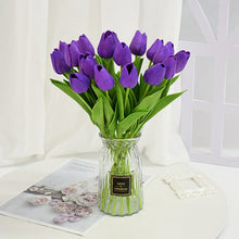 Load image into Gallery viewer, 5pcs Artificial Flowers Real Touch PU Tulips Fake Flower Bouquet For Wedding Party Decor Supplies Home Garden Ornaments
