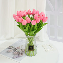 Load image into Gallery viewer, 5pcs Artificial Flowers Real Touch PU Tulips Fake Flower Bouquet For Wedding Party Decor Supplies Home Garden Ornaments
