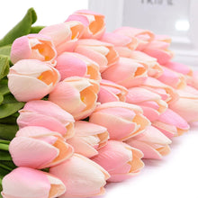 Load image into Gallery viewer, 5pcs Artificial Flowers Real Touch PU Tulips Fake Flower Bouquet For Wedding Party Decor Supplies Home Garden Ornaments
