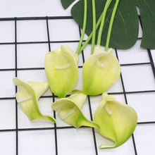 Load image into Gallery viewer, 5/10 Heads Artificial Calla Lily Flowers PU Real Touch Wedding Decoration Fake Flowers Home Decoration Artificial Plants
