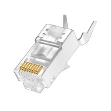 Load image into Gallery viewer, 5/10 Pieces CAT7 Metal Shielded RJ45 Connectors Modular Plug - Cat 7 8P8C Network RJ 45 Cable Crimp Ethernet Connector
