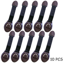 Load image into Gallery viewer, 5/10 pieces / safety lock baby child safety care plastic lock with baby baby protection drawer door cabinet cupboard toilet
