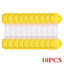 Load image into Gallery viewer, 5/10 pieces / safety lock baby child safety care plastic lock with baby baby protection drawer door cabinet cupboard toilet
