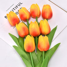 Load image into Gallery viewer, 10PCS Artificial Flowers Tulips Artificial Home Decor Bouquet Garden Decor Tulips Mariage Home Wedding Decoration Fake Flowers
