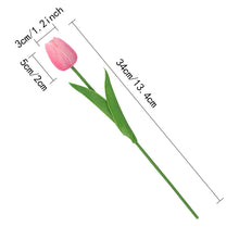 Load image into Gallery viewer, 10PCS Artificial Flowers Tulips Artificial Home Decor Bouquet Garden Decor Tulips Mariage Home Wedding Decoration Fake Flowers
