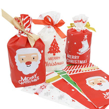Load image into Gallery viewer, 5/10pcs Candy Cookies Gift Bags With Ribbon Snack Biscuit Baking Package Wedding Birthday Party Decoration Christmas Gift Bags
