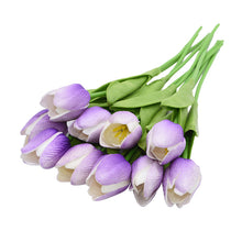 Load image into Gallery viewer, 5/10pcs Artificial Tulips Flowers Home Garden Decoration Real Touch Flower Bouquet Birthday Party Wedding Decoration Fake Flower
